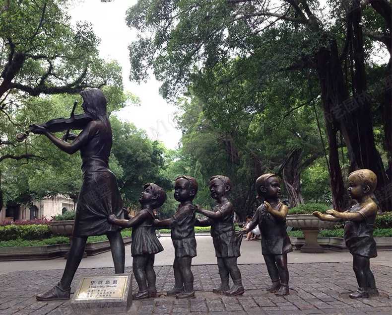 銅人物雕塑，銅小孩雕塑