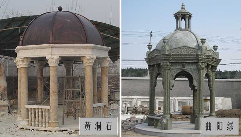歐式景觀亭子，石雕大理石亭子，河北涼亭廠家