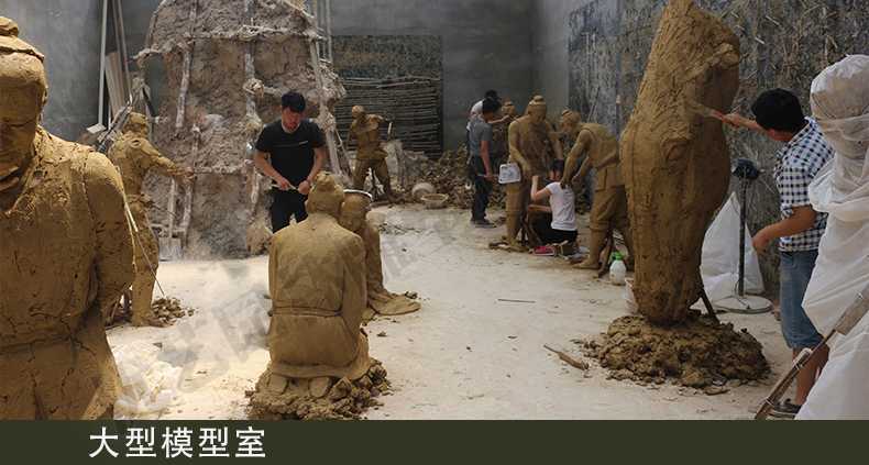銅雕塑模型室，銅雕塑模型