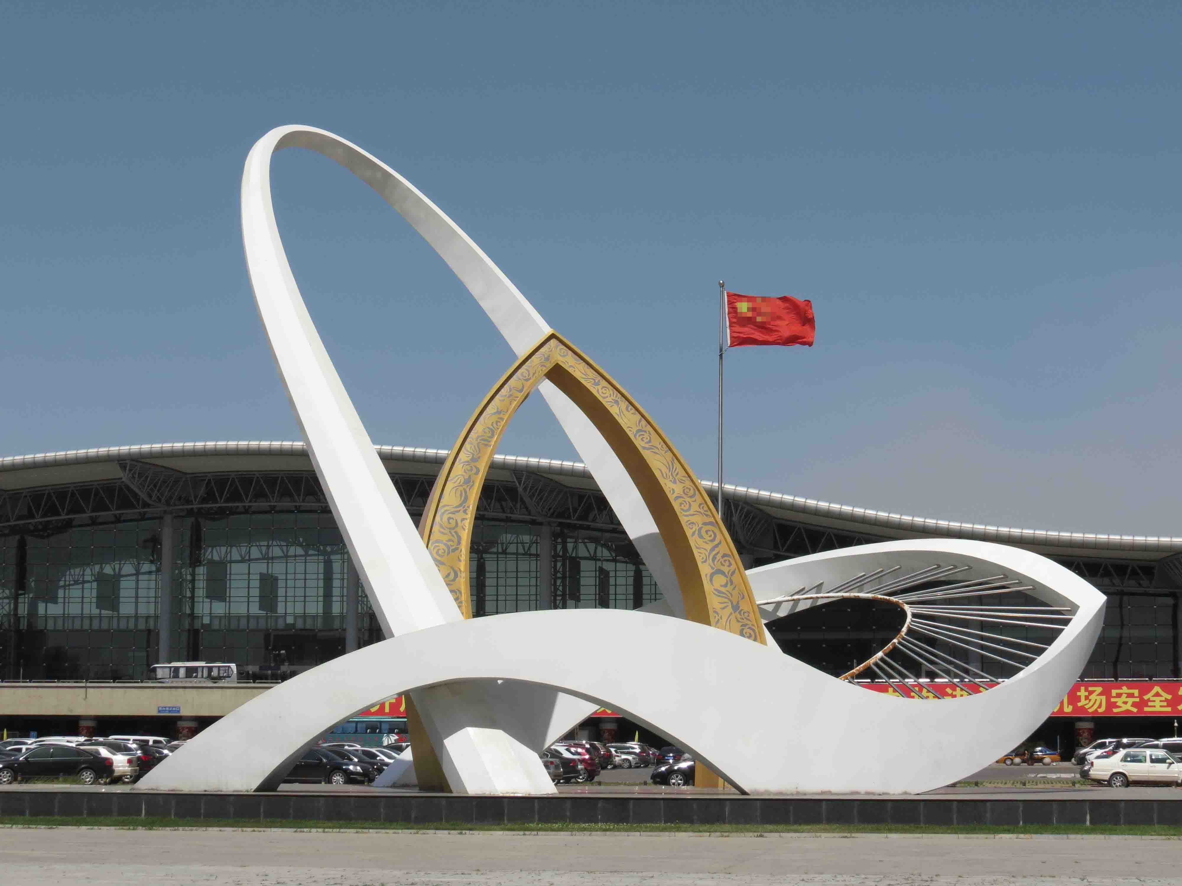 大型機(jī)場(chǎng)雕塑，大型廣場(chǎng)雕塑，機(jī)場(chǎng)廣場(chǎng)雕塑